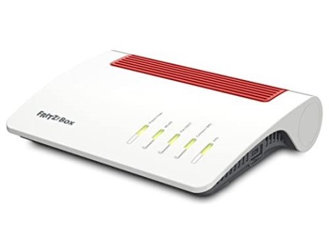 FRITZ!Box 5590 Fiber router bezprzewodowy Gigabit Ethernet Dual-band (2.4 GHz/5 GHz) Biały