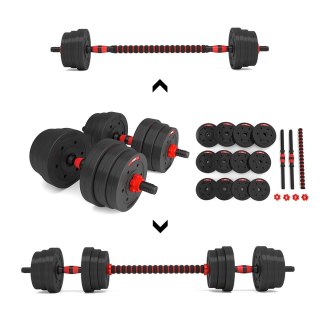 Sztangielki-Sztanga 2w1 SGP20 HMS 20 kg