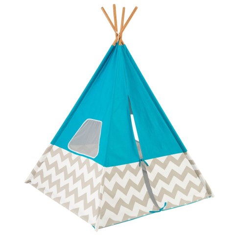 PROMO KidKraft Namiot Tipi niebieski 000972 122 x 122 x 163 (cm)