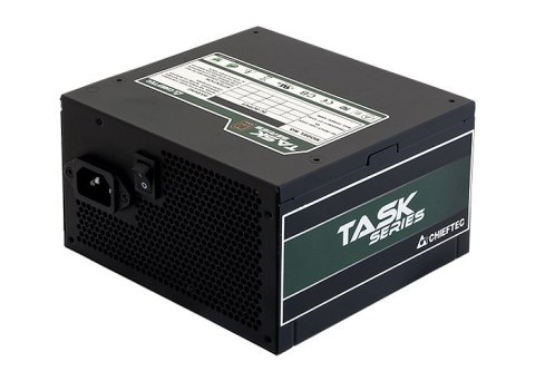 Chieftec Task TPS-500S moduł zasilaczy 500 W 24-pin ATX ATX Czarny