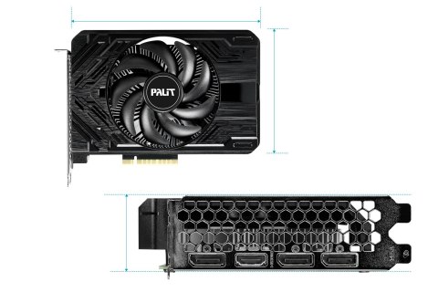 Palit NE64060019P1-1070F karta graficzna NVIDIA GeForce RTX 4060 8 GB GDDR6