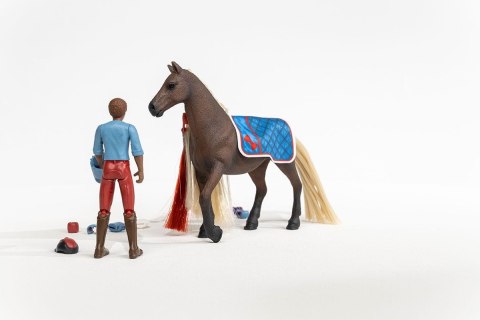 Schleich 42586 Horse Club Sofia's Beauties Zestaw startowy Leo i Rocky Koń z włosami do stylizacji