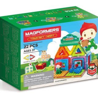 MAGFORMERS Town Set - Supermarket 22 elementy 717007