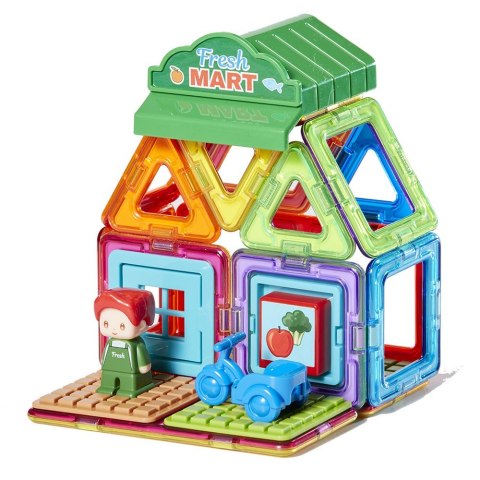 MAGFORMERS Town Set - Supermarket 22 elementy 717007