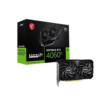 VGA PCIE16 RTX4060TI 8GB GDDR6/4060TI 8G VEN 2X BLK E1 OC MSI