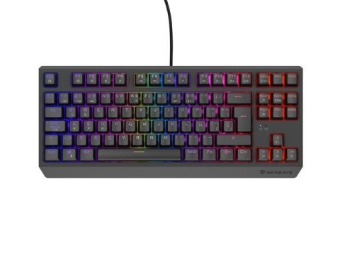 KLAWIATURA DLA GRACZY GENESIS THOR 230 TKL ES RGB MECHANICZNA OUTEMU RED CZARNA HOT SWAP