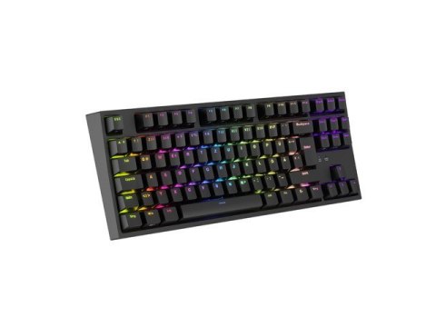 KLAWIATURA DLA GRACZY GENESIS THOR 404 TKL DE PODŚWIETLENIE RGB MECHANICZNA CZARNA GATERON YELLOW PR