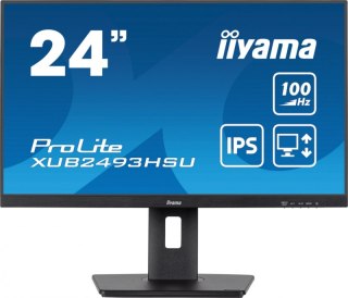 Monitor IIYAMA XUB2493HSU-B6 (23.8" /IPS /100Hz /1920 x 1080 /Czarny)