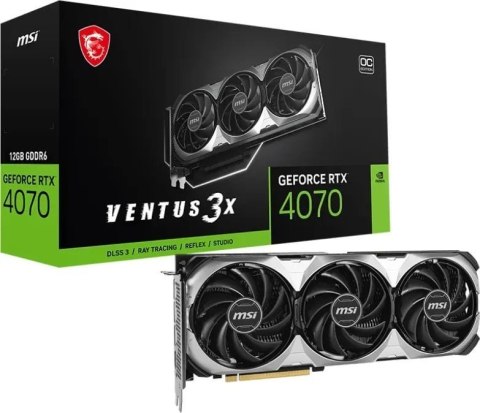 GeForce RTX 4070 Ventus 3X E1 OC 12GB GDDR6