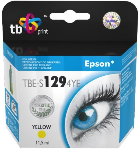 Wkład TB PRINT TBE-S1294YE Zamiennik Epson C13T12944011 TBE-S1294YE