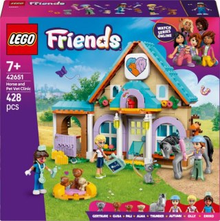 LEGO 42651 FRIENDS - Koń i lecznica dla zwierząt