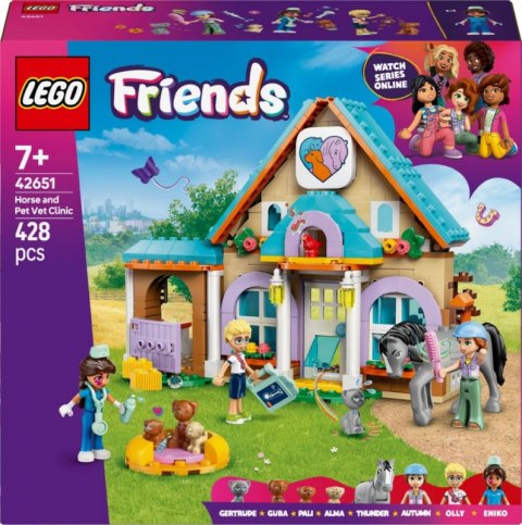 LEGO 42651 FRIENDS - Koń i lecznica dla zwierząt