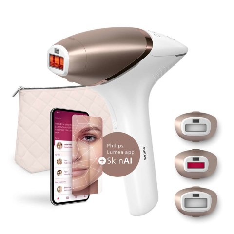 Philips Lumea IPL Seria 9900 BRI973/00 Urządzenie IPL do depilacji światłem z SenseIQ