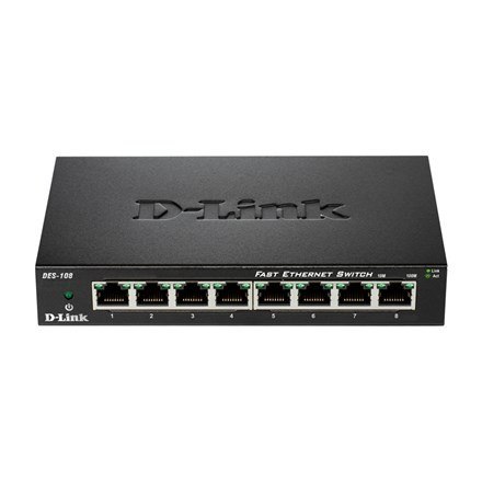 D-Link DES-108 Czarny