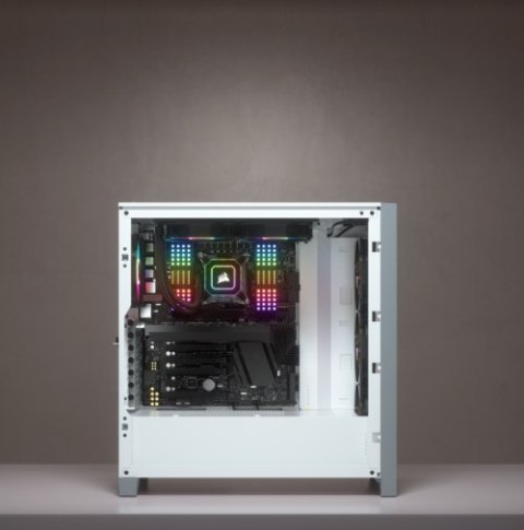 Corsair iCUE 4000X RGB Midi Tower Biały