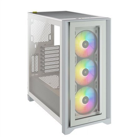 Corsair iCUE 4000X RGB Midi Tower Biały