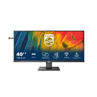 Philips 5000 series 40B1U5600/00 monitor komputerowy 101,6 cm (40") 3440 x 1440 px Wide Quad HD LCD Czarny