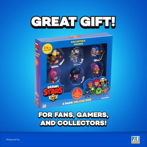 BRAWL STARS S1 FIGURES - 8 PACK DELUXE BOX VER.A