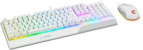 Zestaw klawiatura + mysz MSI VIGOR GK30 COMBO White