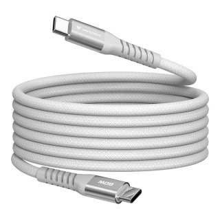 Kabel Verbatim USB-C(M) - USB-C(M) 1,2m, 60W, PD, szary