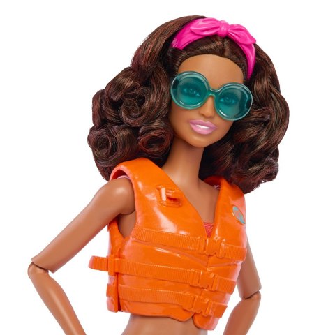 Barbie Doll With Surfboard And Puppy 30cm