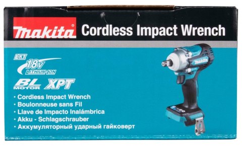 Makita DTW300Z wkrętak zasilany/zakrętark udarowy 3200 RPM Czarny, Niebieski