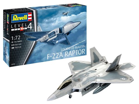 Model do sklejania 1:48 03858 Lockheed Martin F-22A Raptor