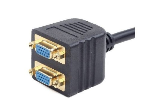 Adapter GEMBIRD VGA(M) - 2 x VGA(F) VGA (wtyk)- 2x VGA (gniazdo) CC-VGAX2-20CM