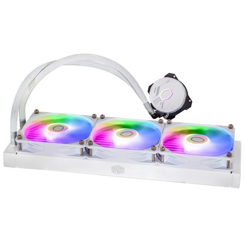 Cooler Master MasterLiquid 360L Core ARGB White Procesor Liquid cooling kit 12 cm Biały