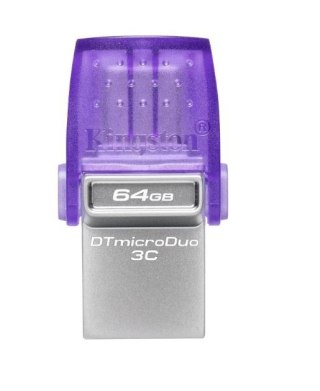 Pendrive KINGSTON DTDUO3CG3/64GB (64 GB /Szaro-fioletowy )