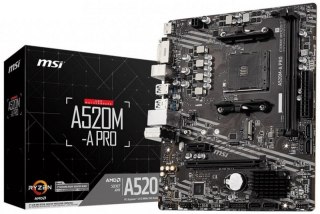 Płyta główna MSI A520M-A PRO Socket AM4 MICRO ATX