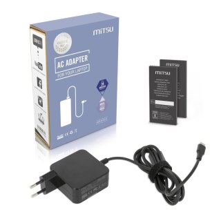 Zasilacz sieciowy Mitsu 45W USB type C USB-C (black)