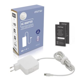 Zasilacz sieciowy Mitsu 45W USB type C USB-C (white)