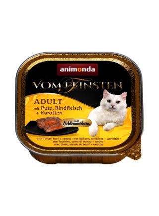 ANIMONDA Vom Feinsten Classic Cat smak: indyk, wołowina + marchewka 100g