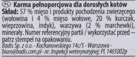 ANIMONDA Vom Feinsten Classic Cat smak: kurczak, wołowina + marchewka 100g