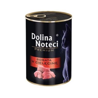 DOLINA NOTECI Premium bogata w cielęcinę - mokra karma dla kota - 400g