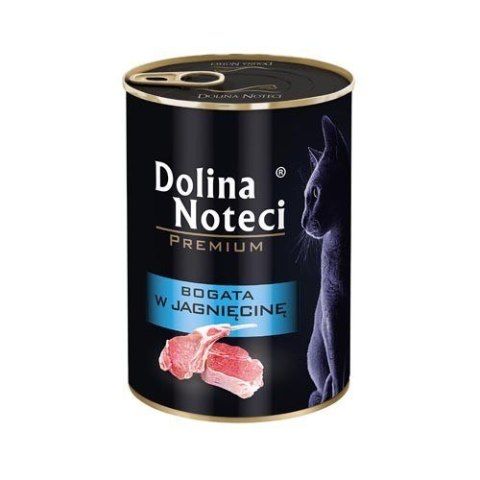 DOLINA NOTECI Premium bogata w jagnięcinę - mokra karma dla kota - 400g