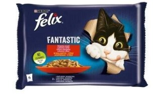 Karma Felix Fantastic Królik, Jagnięcina 4x85g