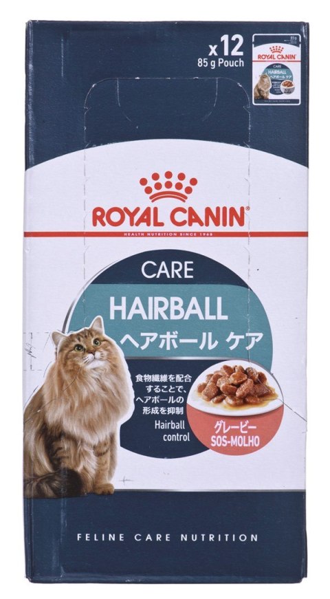 Royal Canin FCN Hairball Care w sosie - mokra karma dla kota dorosłego - 12x85g