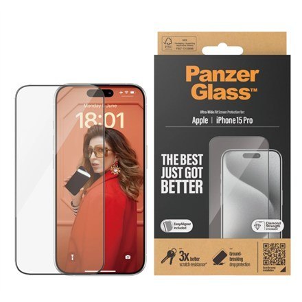 PanzerGlass Ultra Wide Fit Przezroczysta ochrona ekranu Apple 1 szt.