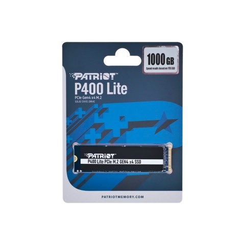 Dysk SSD Patriot P400 Lite 1TB M.2 2280 PCI-E x4 Gen4 NVMe (P400LP1KGM28H) Dysk SSD Patriot P400 Lite 1TB M.2 2280 PCI-E x4 Gen4 NVMe (P400LP1KGM28H)