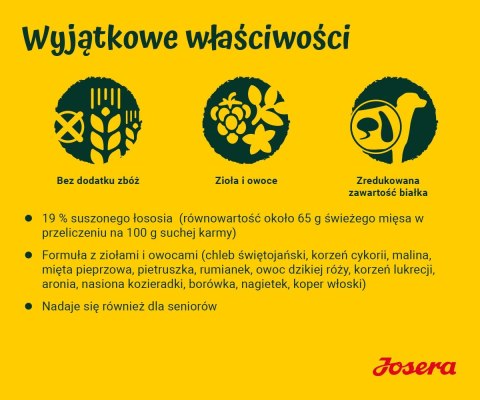 JOSERA Łosoś z ziemniakami - sucha karma dla psa - 12,5 kg