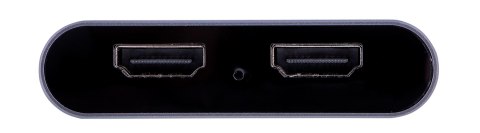 UNITEK ADAPTER USB-C, 2x HDMI, 4K@60HZ, MST, V1404B