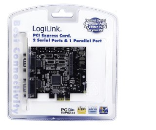 LogiLink PC0033 adapter Wewnętrzny Równoległy, Seryjny