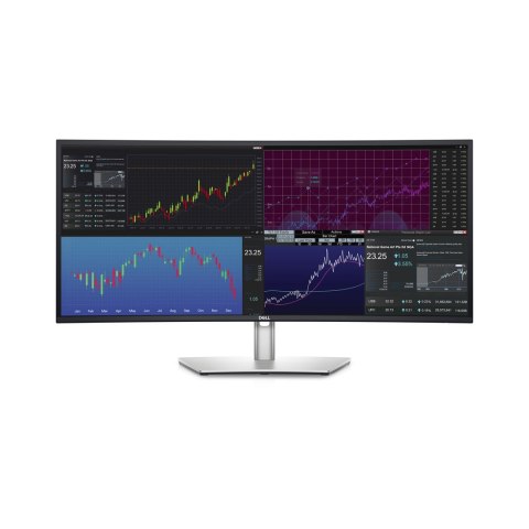 DELL UltraSharp U3423WE LED display 86,7 cm (34.1") 3440 x 1440 px UltraWide Quad HD LCD Srebrny