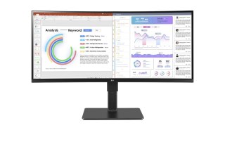 LG 34BQ77QB-B monitor komputerowy 86,4 cm (34") 3440 x 1440 px UltraWide Quad HD LED Czarny