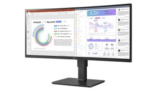 LG 34BQ77QB-B monitor komputerowy 86,4 cm (34") 3440 x 1440 px UltraWide Quad HD LED Czarny