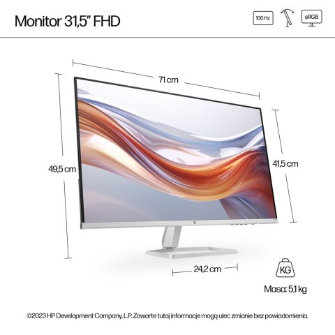 MONITOR HP LED VA 31,5" 532sf (94F50E9) 100Hz