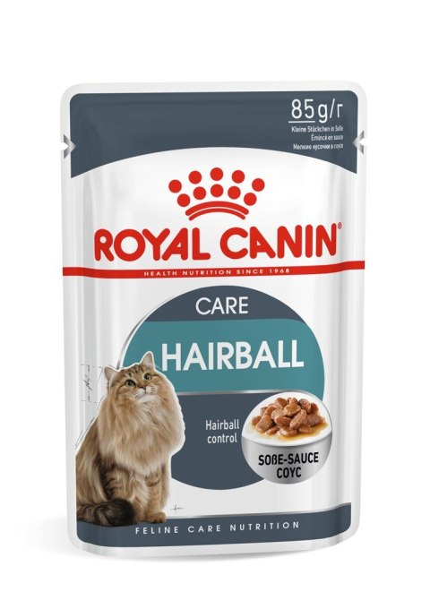 Royal Canin FCN Hairball Care w sosie - mokra karma dla kota dorosłego - 12x85g