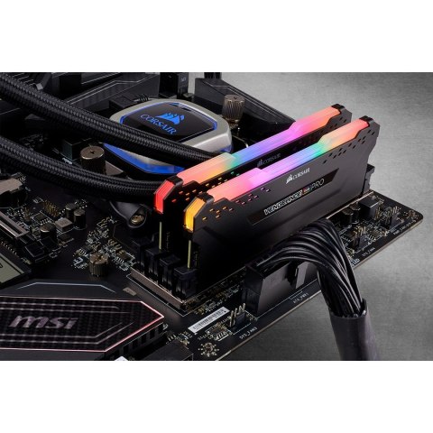 Corsair Vengeance RGB CMW16GX4M2C3200C16 moduł pamięci 16 GB 2 x 8 GB DDR4 3200 MHz